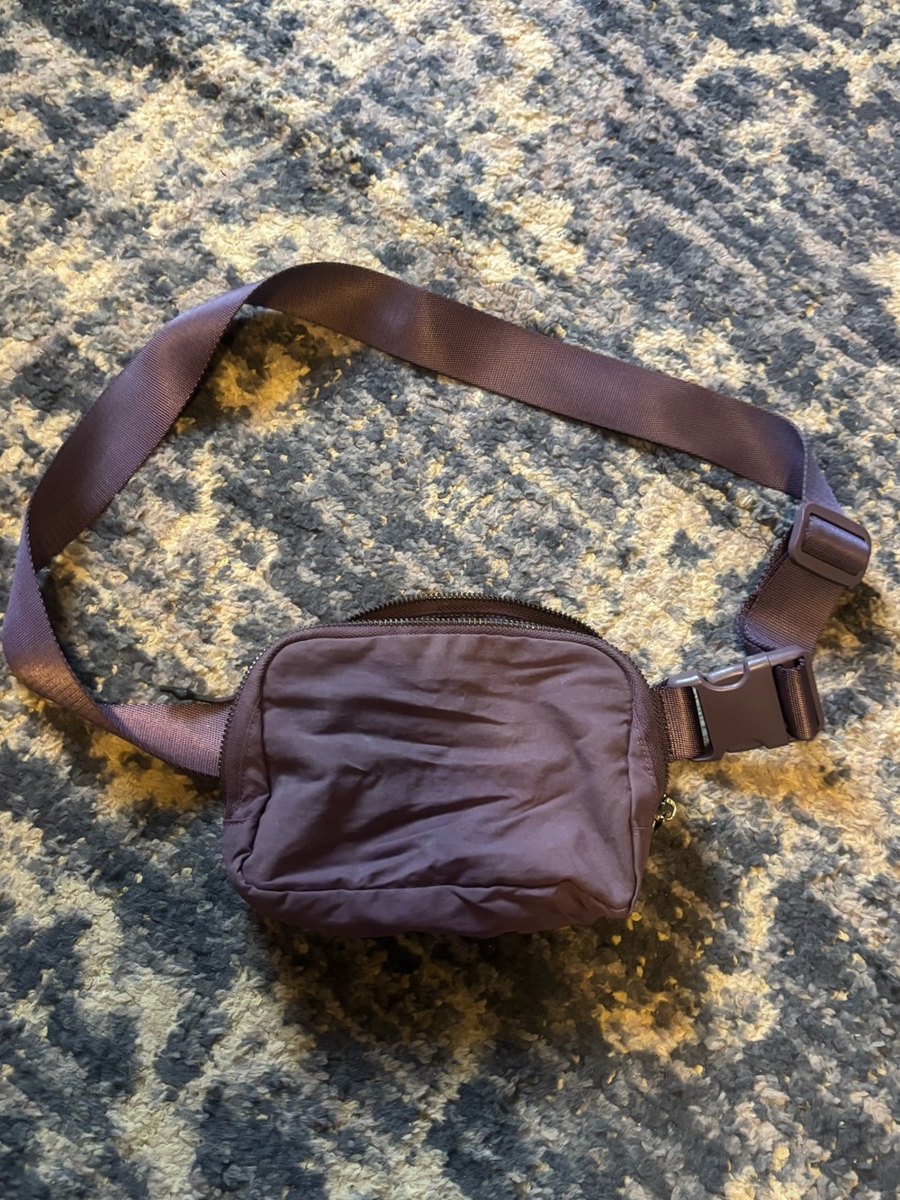 Purple waist bag